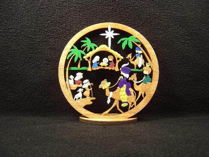 Small Layered Child Nativity #222